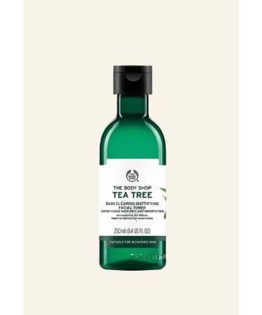 The Body Shop Tea Tree Duo Set 100% Vegan Facial Cleanser 150ml and Mattifying Toner 250ml - Buy Online on GoSupps.com