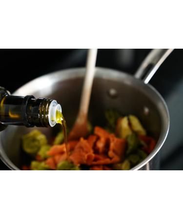 Huile d'olive l'ail Bouteille en verre fonc de 250ml Olives et gourmandises - Buy Online on GoSupps.com