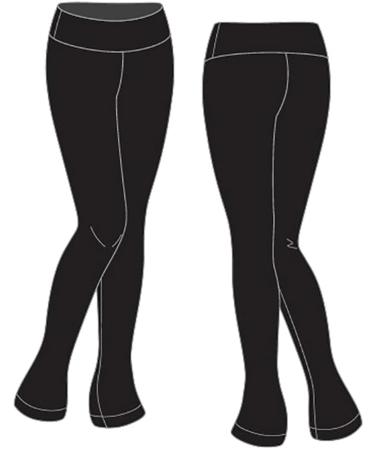 ChloeNoel P22 All Black Figure Skating Pants 12-14 - Buy Online on GoSupps.com