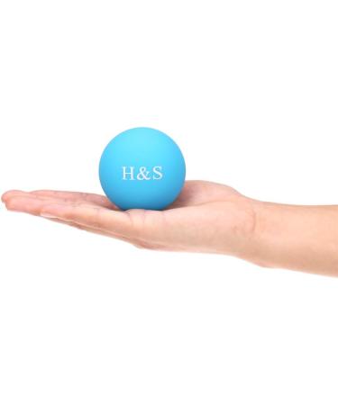 Shop H&S Fascia Ball Set - Hard & Small Massage Therapy - Effective Lacrosse Balls for Muscle Knots & Tension Relief in Hands & Feet - Buy Online on GoSupps.com