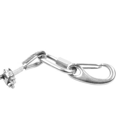 Abimars 4 inch Heavy Duty Rope Connector Snap Hook 316 Stainless Steel Spring Snap Hook Clip Load Capacity 1000lbs Marine Grade Anchor Clips for Rope (2 Pack) - Buy Online on GoSupps.com