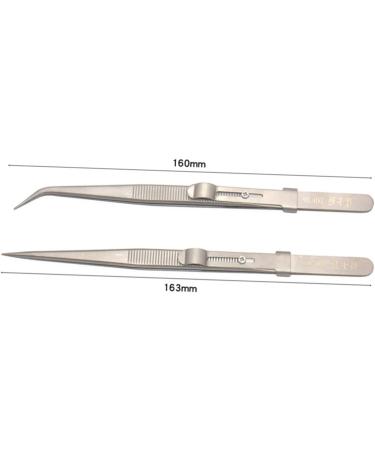 OFFSCH 1pc Set Multifunctional Tweezer Pointed Card Making Kit Jewelry Kit Laboratory Work Diamond Pointy Repair Kit Lengthen Elbow 16*1cm As Shown - Buy Online on GoSupps.com