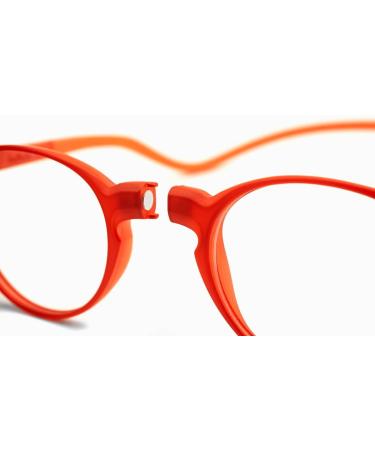 Slastics Taku L Magnetic Reading Glasses | Foldable Rectangular Frame with Adjustable Headband | Soft Case & Gift Packaging - 2.5x Magnification - Buy Online on GoSupps.com