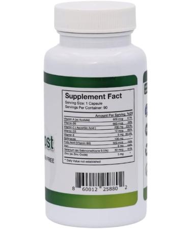GG Natural Vitamins Immune Boost Nutritional Supplement 90 Capsules Unflavored Adults Daily Support. Including Vitamins A B6 C D3 E Echinacea Folic Acid Iron Selenium and Zinc - Buy Online on GoSupps.com