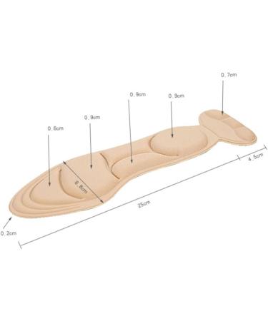 FRCOLOR Back Heel Cushion Pads - 2 Pairs High Heel Inserts & Insoles for Comfort - Pink Medium Size - Buy Online on GoSupps.com