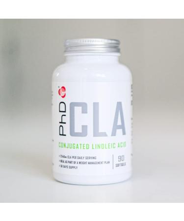 PhD Nutrition CLA Conjugated Linoleic Acid 90 Softgels - Natural Weight Management Supplement - Buy Online on GoSupps.com