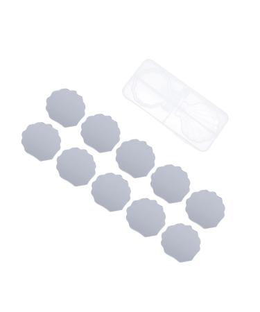 NUOBESTY 1 Set Mirror Epoxy Mold Light up Mirror for Makeup Diy Art Mold Portable Makeup Mirror Making Mold As Shown 16.2x7cm
