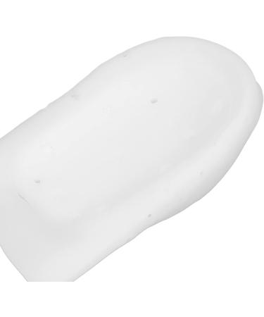 Silicone Heel Pad - Invisible Height Increase & Comfort | Flexible White Heel Cups for All-Day Wear - Buy Online on GoSupps.com