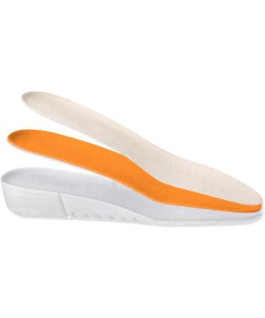 NOLITOY Heel Lift Inserts - Invisible Height Increase Shoe Pads for Men | Breathable Shoe Insoles in Khaki - Size 2 - Buy Online on GoSupps.com