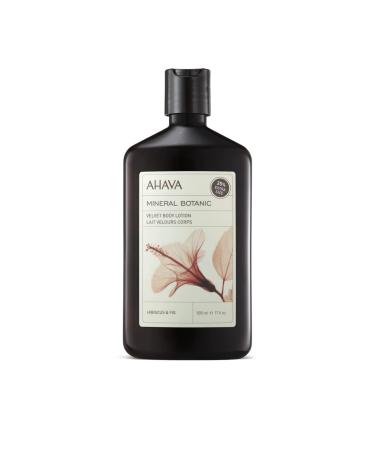 AHAVA Dead Sea Mineral Botanic Velvet Body Lotion  Hibiscus & Fig Fruity floral green