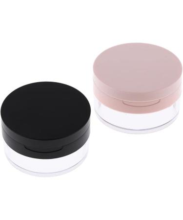 Generic 20g Empty Box Jar Loose Case with Sponge for Blush with Black 6.5 x 3.8cm - Buy Online on GoSupps.com