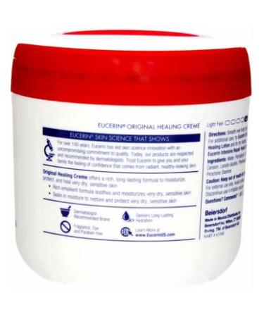 Eucerin Original Healing Creme 16 oz (Pack of 8) - Buy Internationally | Best Moisturizer for Dry Skin - Buy Online on GoSupps.com