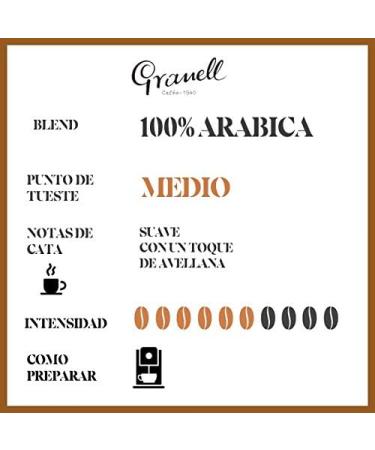 Granell Cafes-1940 Granell - Flavor Pack | 3x10 Hazelnut Espresso Capsules 3x10 Vanilla Espresso 2x10 Chocolate Espresso and 2x10 Cinnamon Espresso - 100 units 980 gr - Buy Online on GoSupps.com