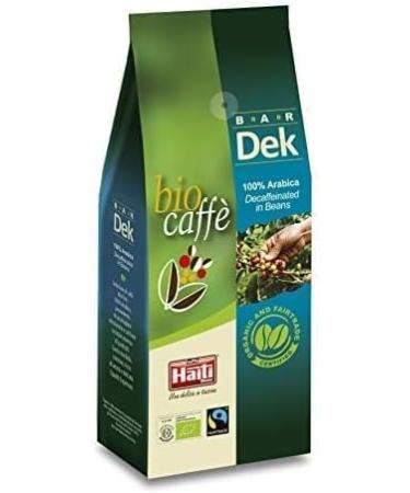 Caff Haiti Roma Biocaff Bar Dek Premium blend of coffee beans 100% Arabica 100% organic 100% fair trade in a 500 g pack - Buy Online on GoSupps.com
