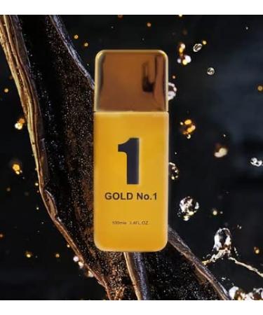 Gold No.1 Cologne for Men (Inspired by One Millions) 3.4oz/100ml Natural Spray Long Lasting Smell - Buy Online on GoSupps.com