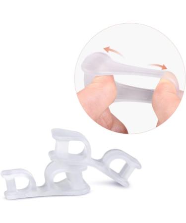 Hemoton Thumb Splints Retainer Holder Thumb Protector 4 Pair Orthopedic Toe Corrector Toe Spacers Toe Splints Buion Toe Separators Hallux Valgus Corrector Toe Straightener Bracket Splitter - Buy Online on GoSupps.com