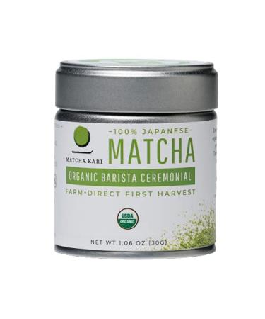 Dr. Weil Matcha Kari - Organic Matcha Green Tea Powder - 30 grams - Japanese Barista Grade Matcha 1.06 Ounce (Pack of 1)