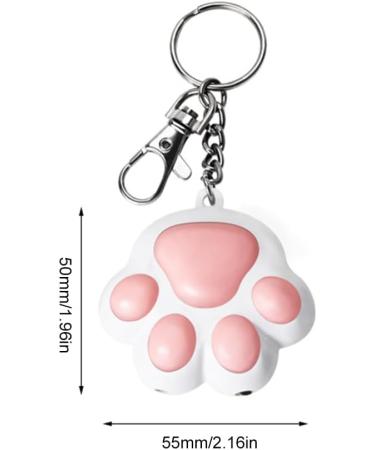 Dasfie USB Rechargeable Training Chaser Interactive Toy Pointer 5 Adjustable Patterns Interactive Cat for Indoor Cats Dogs Pets White - Buy Online on GoSupps.com