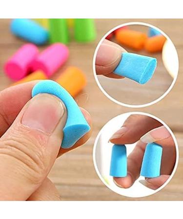 Foam Ear Plugs Un-Corded - Extra Soft Reusable Noise Cancellation Earbuds for Underwater Meditation Study Travel & Sleeping (Pack of 10 - 5 Pairs Orange - Buy Online on GoSupps.com