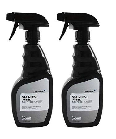 Thermador 00576697 Stainless Steel Conditioner Spray Bottle 2-Pack