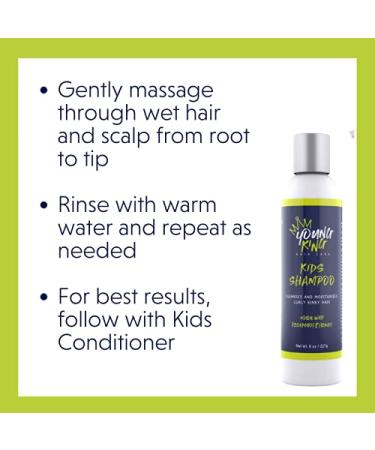 Young King Hair Care Kids Shampoo for Boys | Cleanse & Hydrate Natural Curls | Plant-Based & Harm-Free | 8 oz - Buy Online on GoSupps.com