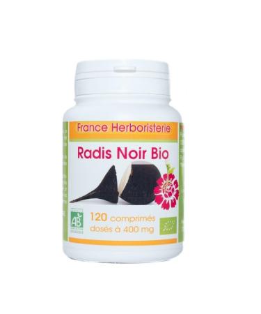 ORGANIC BLACK RADISH AB 120 tablets dosed at 400 mg in tablets.