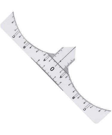 FOMIYES 10pcs Set Eyebrow Measure Ruler Sticker Makeup Ruler Guide Eyebrow Stencil Template Disposable - Buy Online on GoSupps.com