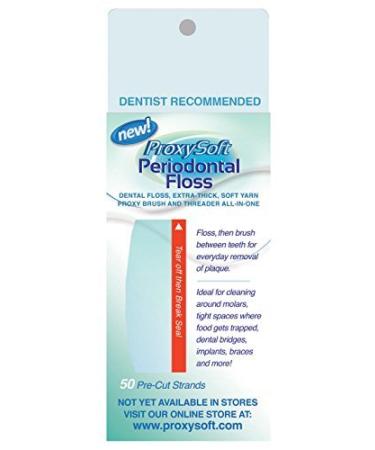 ProxySoft Periodontal Floss - 2pk (100 strands) by ProxySoft