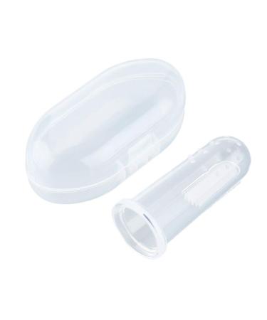 AKOAK 1 Pack Useful Baby Finger Toothbrush Soft Silicone Baby Training Toothbrush with Storage Box  Baby Teeth Cleaning Massage Oral Care (White) - Buy Online on GoSupps.com
