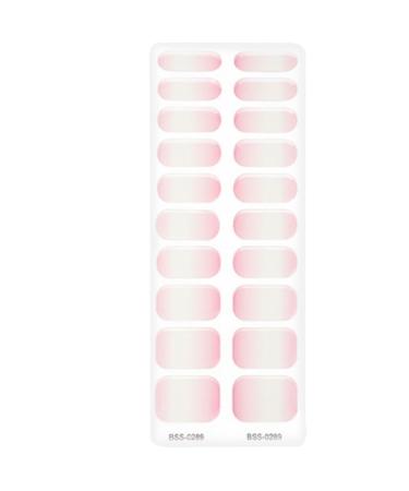 Long lasting Gel Nail Stickers Easy Application for Women and Girls Bss0289