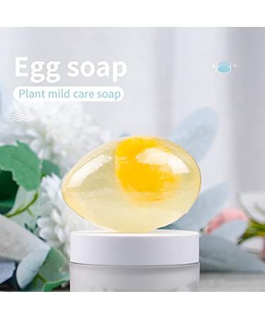 Premium Handmade Crystal Egg Soap | Natural Ingredients & Essential Oils | Handcrafted Egg-Shaped Body Cleanser for Soft Clean Skin - Buy Online on GoSupps.com