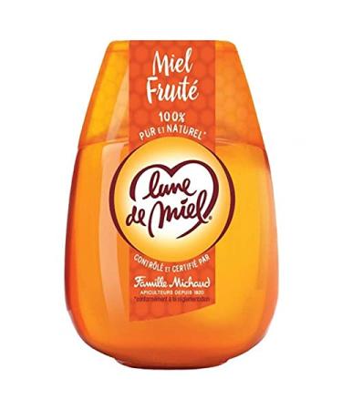 Lune de Miel 100% Pure and Natural Fruity Honey 340g (Pack of 4)