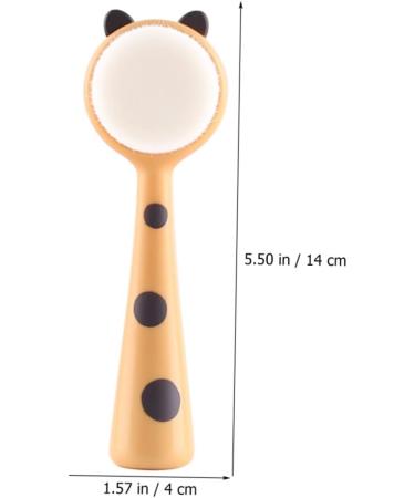 SOLUSTRE Manual Face Brush Household Facial Brush Face Exfoliator Face Washer Face Wash Brush Rose Gold Ribbon Facial Cleaning Brush Manual Facial Brush Miss Handheld Scrub Nylon - Buy Online on GoSupps.com