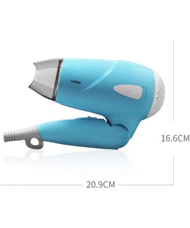 Hair Dryer Trvavel Small Mini Blow Dryer with Nozzle 1200W Long Life DC Motor Lightweight Compact Folding Hairdryer Portable Travel Fast Drying Hair Lightweight Quiet Blow Dryer Hot/Cold Small Gift - Buy Online on GoSupps.com
