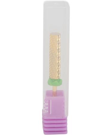Barrel Nail Drill Bit for Acrylic Gel Flat Top Tungsten Steel Cuticle Removal Pedicure Manicure Nail Polish Bit Gold (130#-C) - Buy Online on GoSupps.com