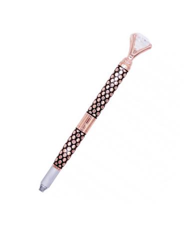 Healvian 2pcs Embroidery Pen Eyebrow Pen Brow Pencil Microblading Pen Eyebrow Kit Crystal