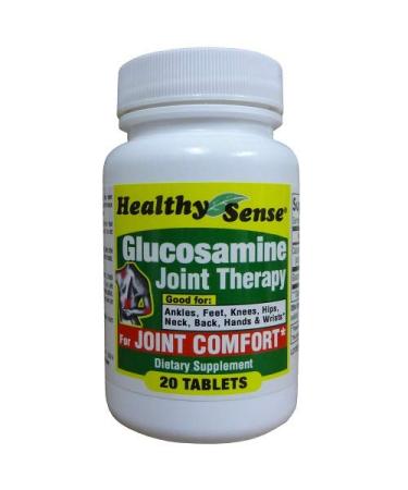 Ddi Healthy Sense Glucosamine 500 Mg Tablets 20 Count (Pack Of 6) 1 Pound