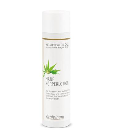Unterweger HEMP BODY LOTION for demanding and sensitive skin 250 ml - NATURAL COSMETICS with pure hemp oil from organic cultivation