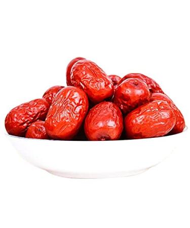 Red Dates Jujube Slices Snack JUJUBE Chinese Organic Dried Hongzao Red Dates Chinese Organic Red Dates Tea (500 Grams /1.10 lbs)