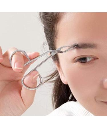 Stainless Steel Eyebrow Scissor & Tweezer Set for Precision Hair Removal - Ideal for Women & Men - Buy Online on GoSupps.com