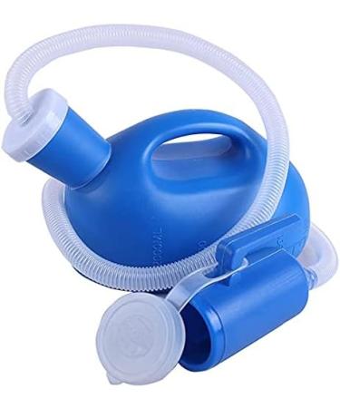 Male Urinal 2000ml-50" Long Tube with Lid Male Urinal Bottles with Cover Male Portable Urinal Pee Bottles Incontinence Seniors Traveling Driving Camping (Blue) - Buy Online on GoSupps.com