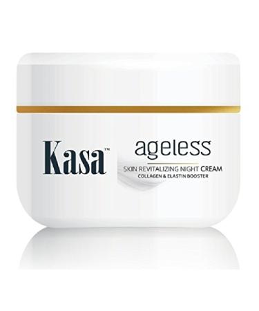 KASA Anti-Wrinkle Night Cream with Collagen & Elastin Booster | 50g - Rejuvenate Your Skin Internationally - Buy Online on GoSupps.com