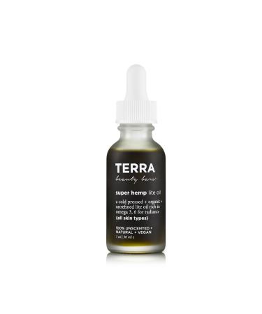 Terra Beauty Super Hemp Lite Facial Oil - Nourishing & Hydrating Face Oil for All Skin Types | International Shipping Available - Buy Online on GoSupps.com