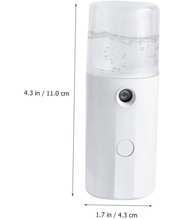 SOESFOUFU 1pc Hydrating Instrument Facial Mister Face Steamer Cool Mist Sprayer Mini Mister Electric Abs White - Buy Online on GoSupps.com