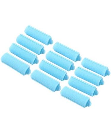 SUMAJU 12pcs Soft Sponge Hair Rollers Foam Styling Curlers - DIY Curling Tool Blue - Buy Online on GoSupps.com