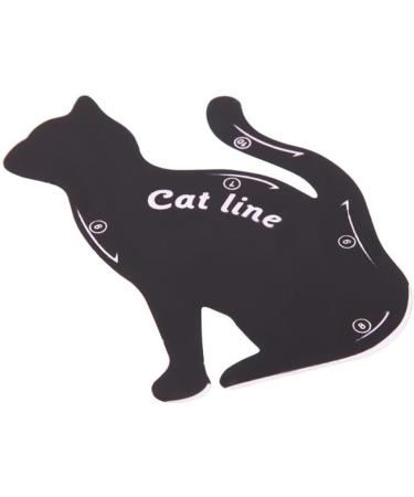 2PCS Cat Eyeliner Template Premium PVC Material Smoky Eyes Makeup Applicators Cat Shaped Eye Liner Guide Stencil Tool For Makeup Beginner stencil eyeliner - Buy Online on GoSupps.com