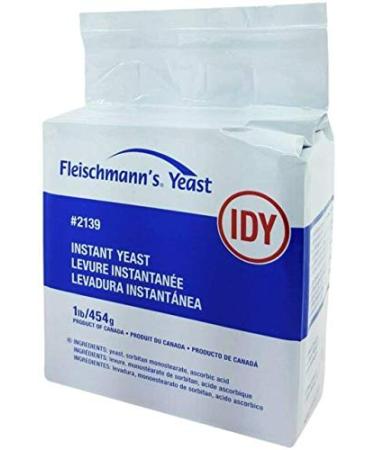 Fleischmann's Instant Dry Yeast 1lb bag 1 Pound (Pack of 1)