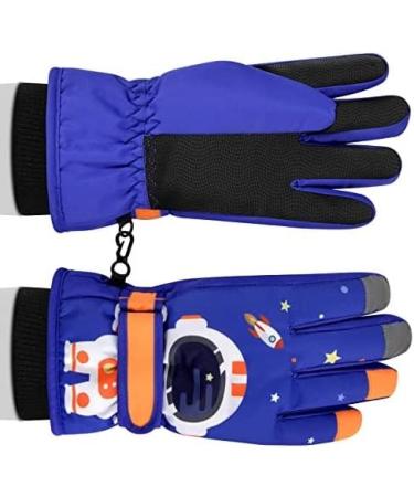 Flintronic Children's Ski Gloves - Waterproof Windproof Fleece for Girls (6-9 Years) - Adjustable Cuffs Perfect for Snowboarding & Skiing - Buy Online on GoSupps.com