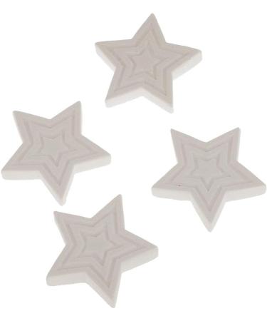 Predolo 4-Stuck DIY Etheric Oil Diffuser Stones - Aroma Diffuser for Home Office & Spa - White 3.5 x 0.6 cm - Aromatherapy Energy Spiral - Buy Online on GoSupps.com
