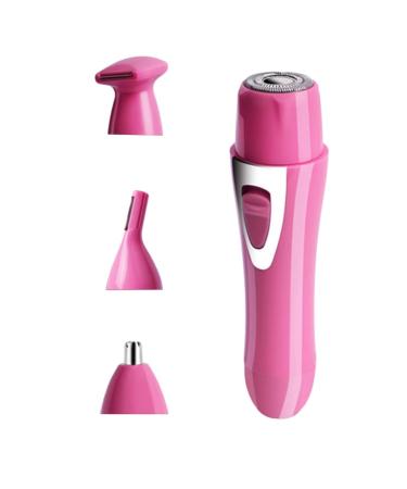 FRCOLOR Depilatoria para Mujer Electric Hair Remover for Men Nose Hair Shaver for Men Electric Hair Remover for Women Electric Nose Trimmer Nose Hair Scissors Man Eyebrow Trimming Pink